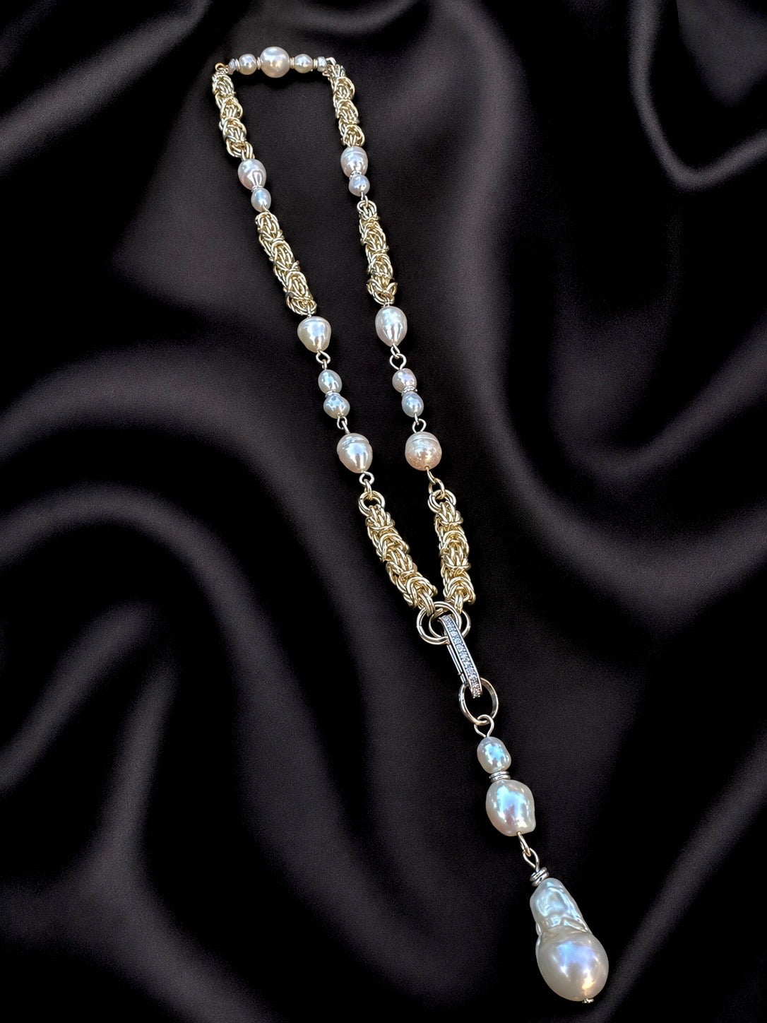 Zoe Convertible Pearl Necklace