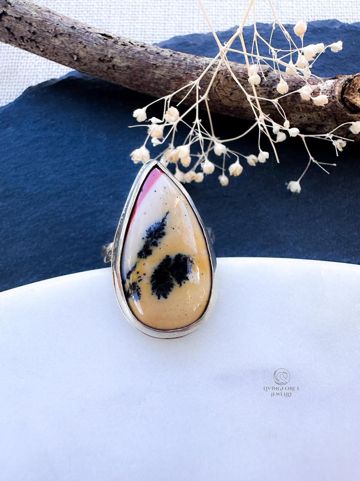 Distant Shore - Mookaite in Sterling Silver Ring