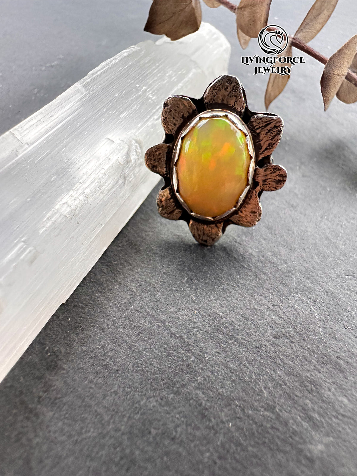 Leta- Bloom of Light Statement ring