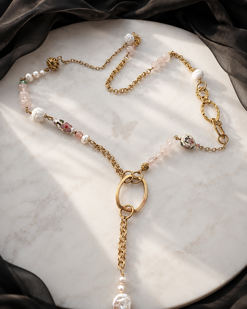Morning Light Quartz Necklace