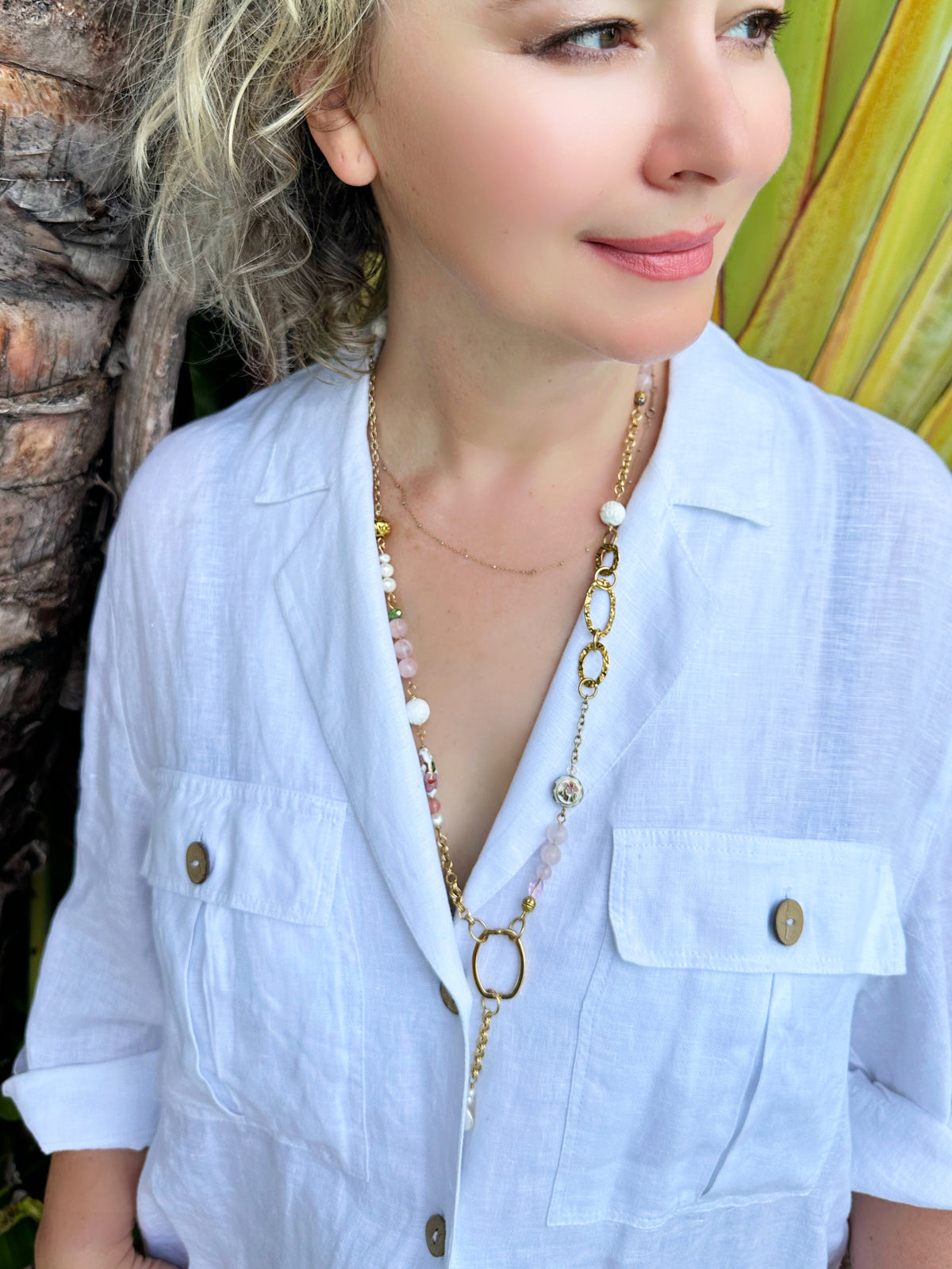 Morning Light Quartz Necklace