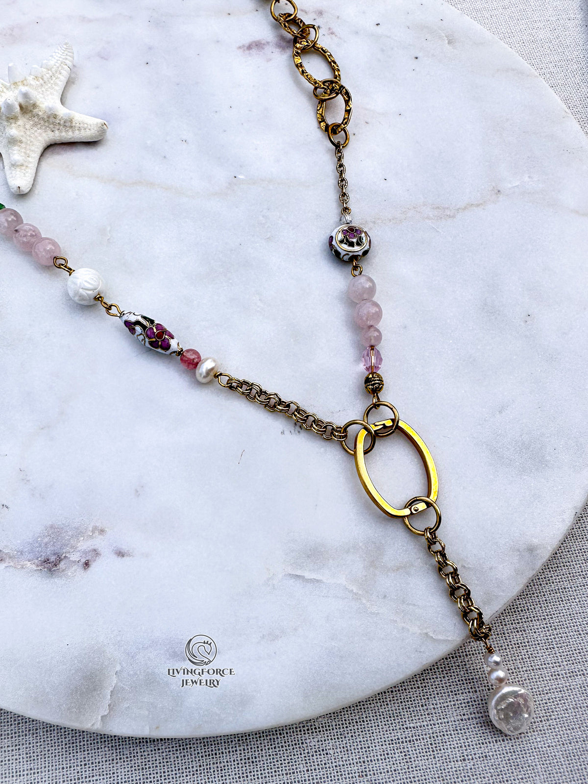 Morning Light Quartz Necklace