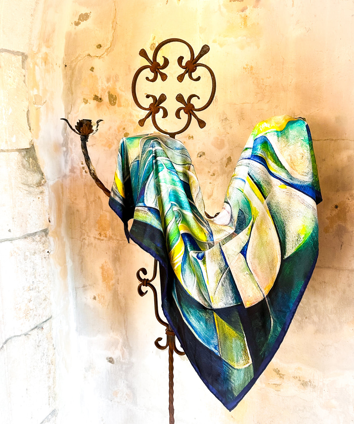 The Butterfly — Limited Edition Silk Twill Scarf | Wearable Art