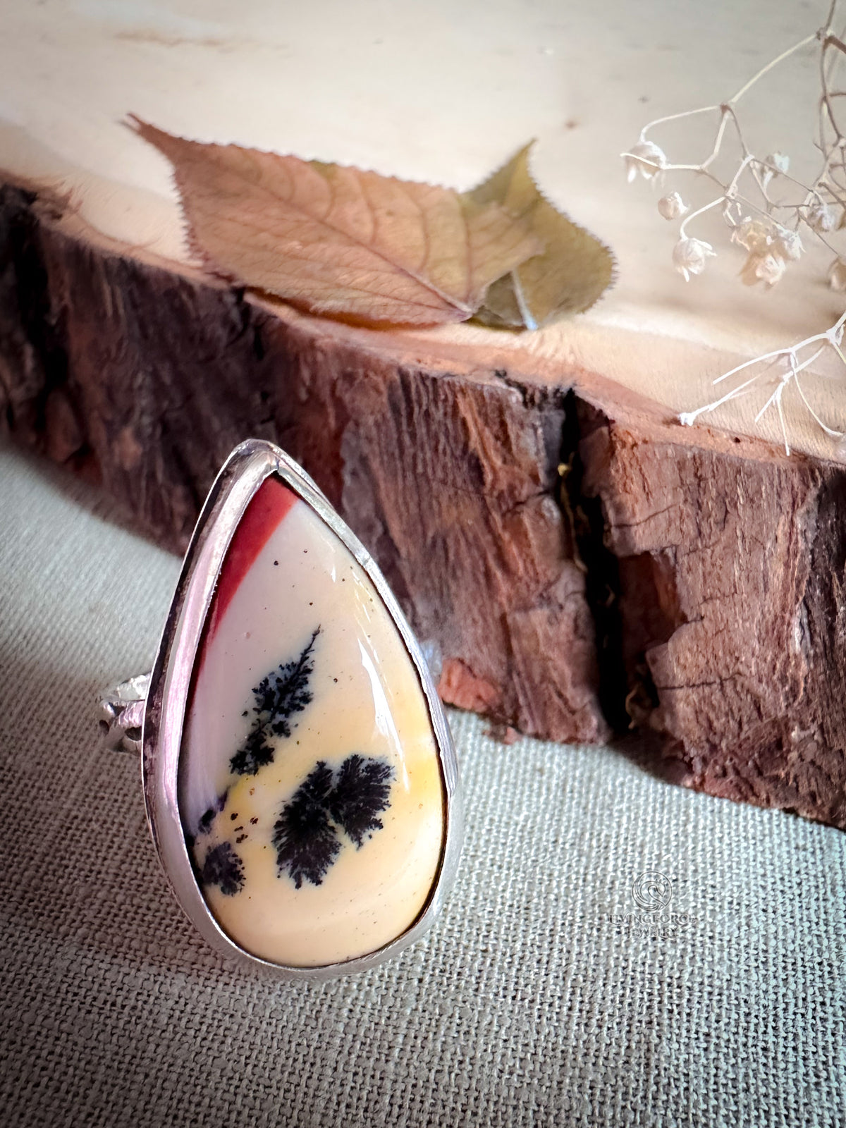 Distant Shore - Mookaite in Sterling Silver Ring