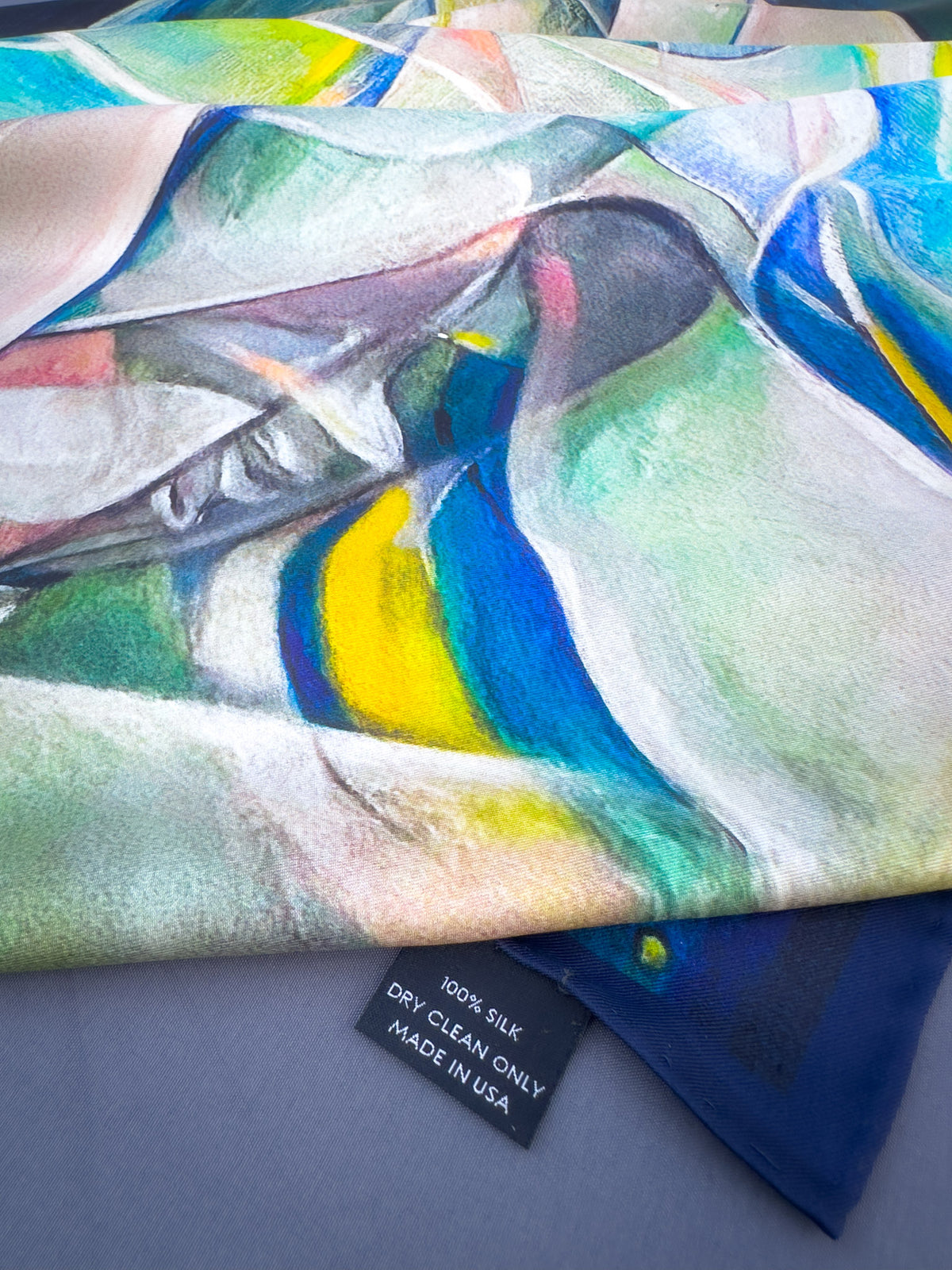 The Butterfly — Limited Edition Silk Twill Scarf | Wearable Art
