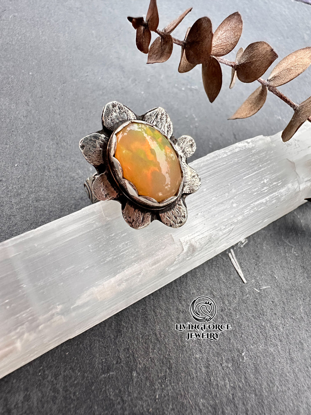 Leta- Bloom of Light Statement ring