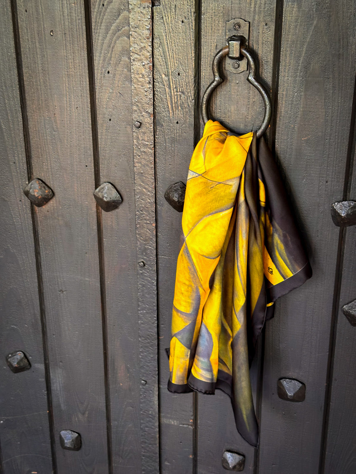 The Cellist — Limited Edition Silk Twill Scarf | Wearable Art