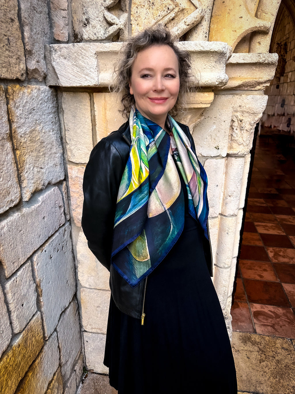 The Butterfly — Limited Edition Silk Twill Scarf | Wearable Art