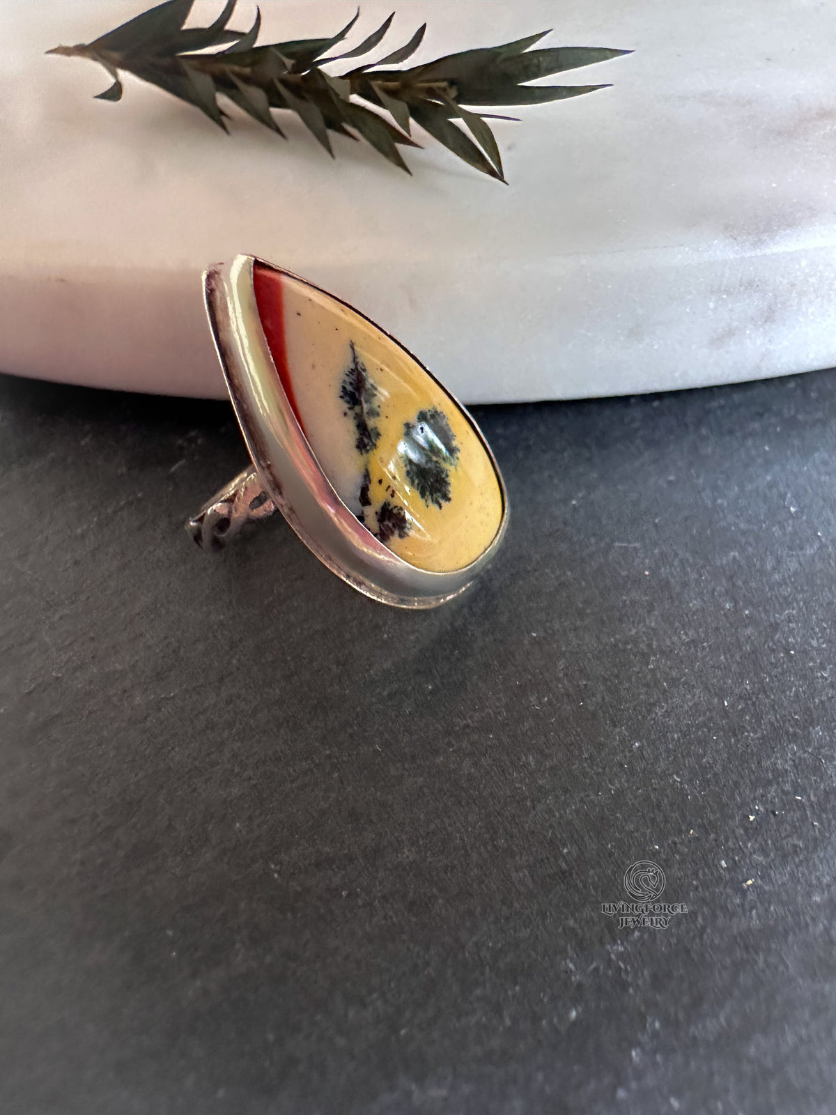 Distant Shore - Mookaite in Sterling Silver Ring