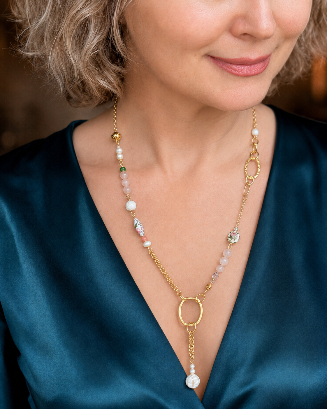Morning Light Quartz Necklace