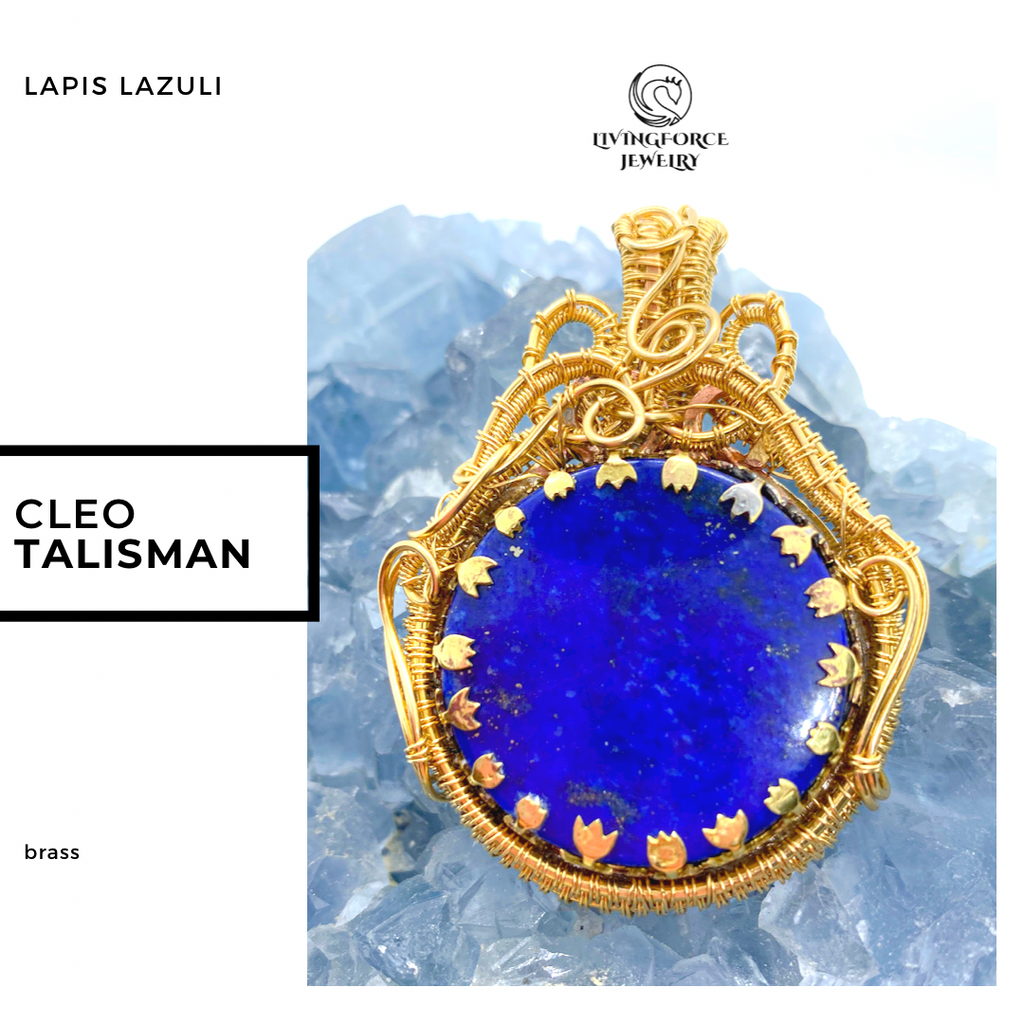 Cleo Talisman, Lapis Lazuli Pendant