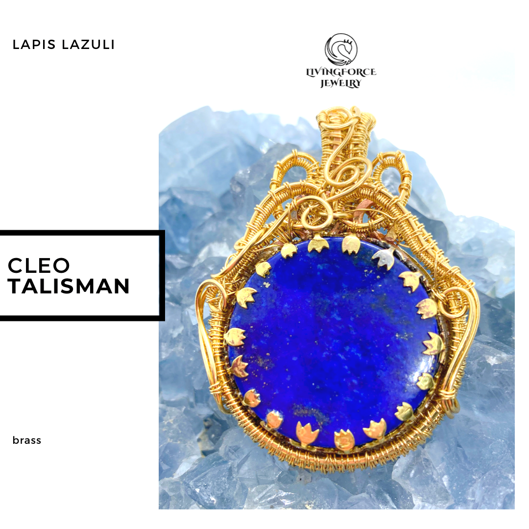 Cleo Talisman, Lapis Lazuli Pendant