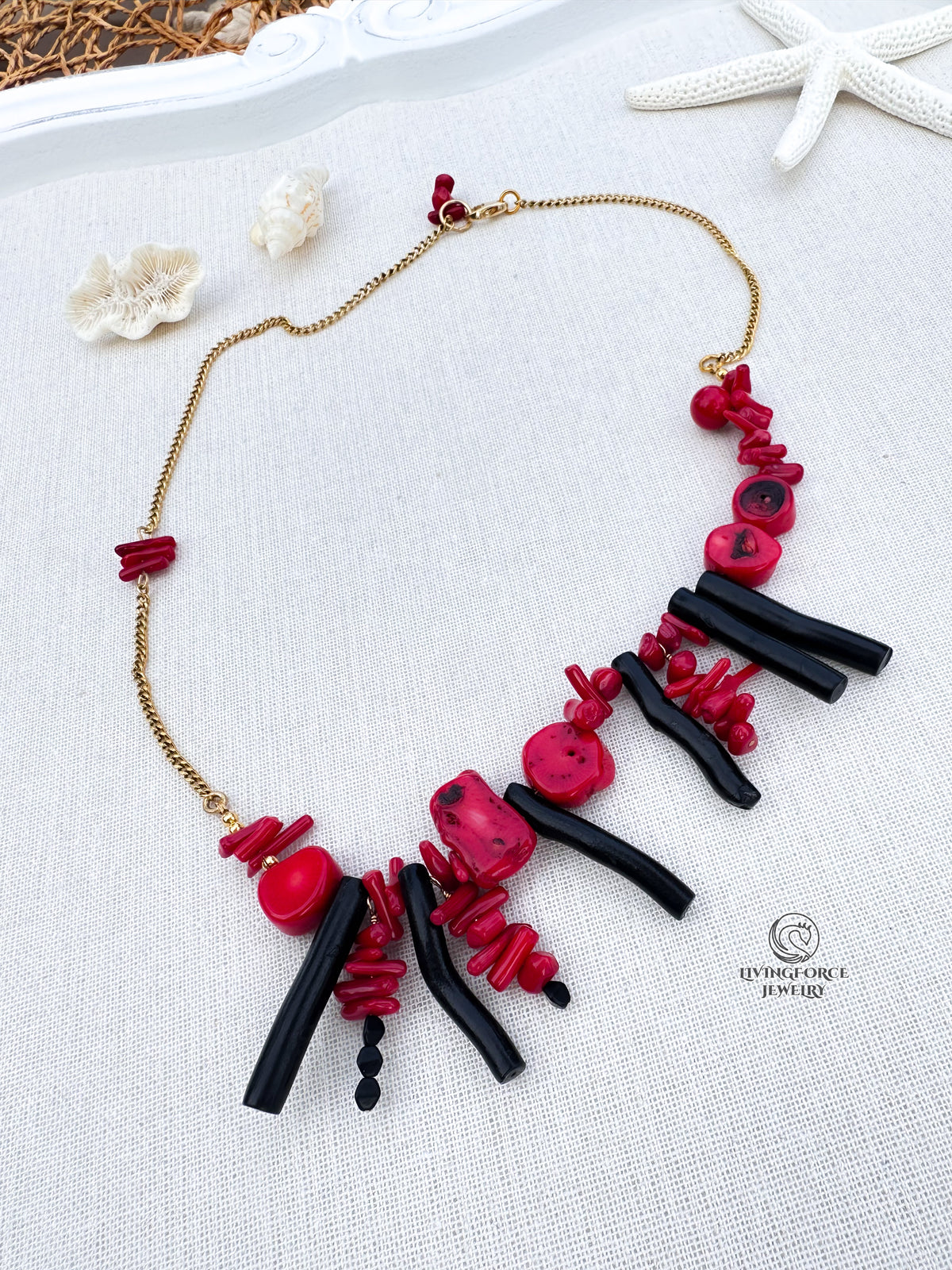 Dancing Corals Statement Necklace