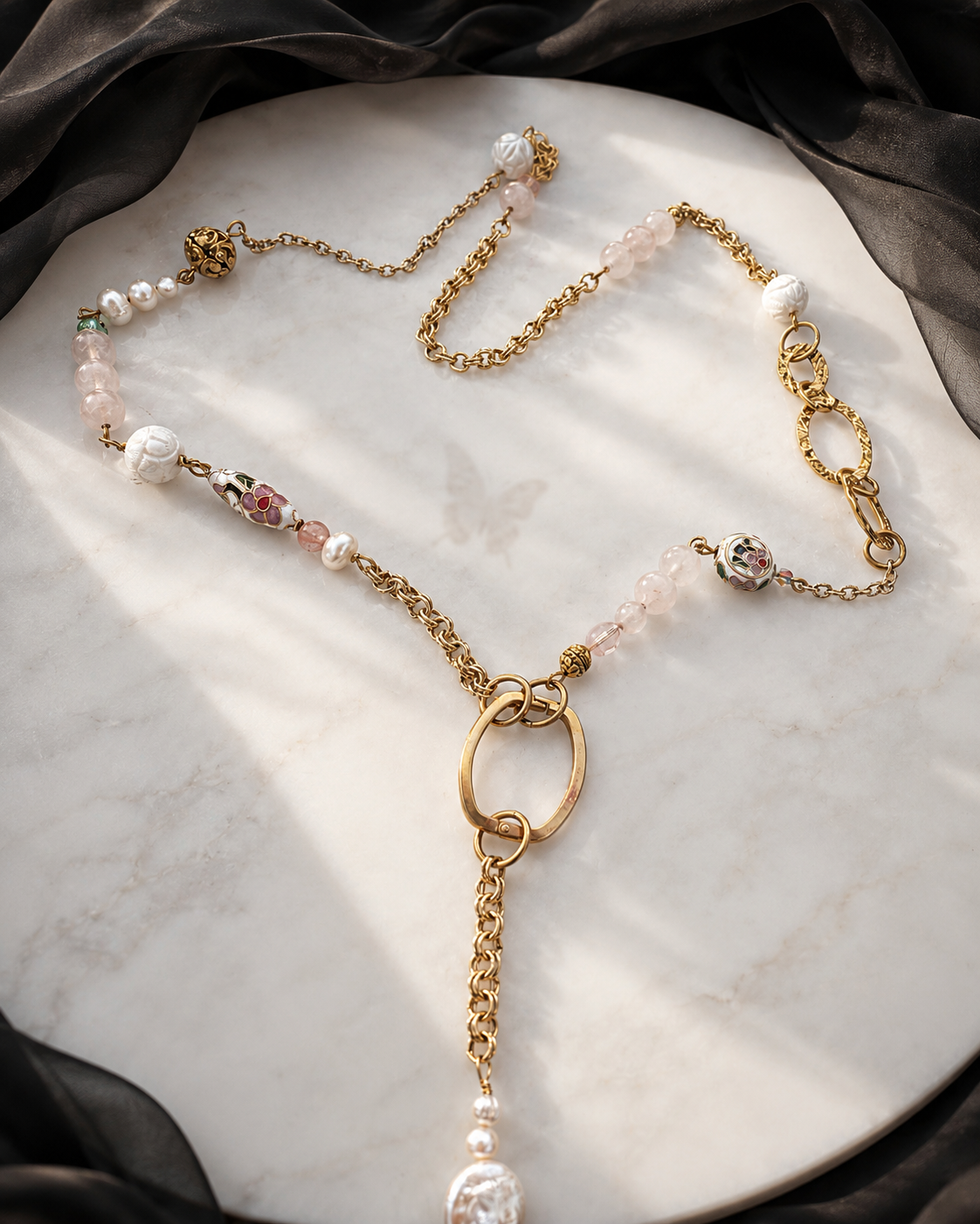 Morning Light Quartz Necklace