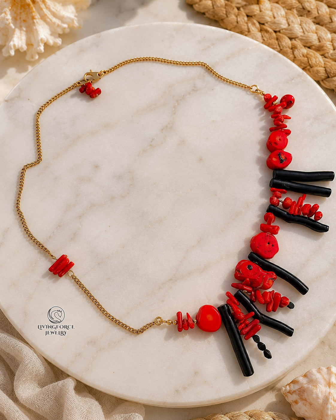 Dancing Corals Statement Necklace