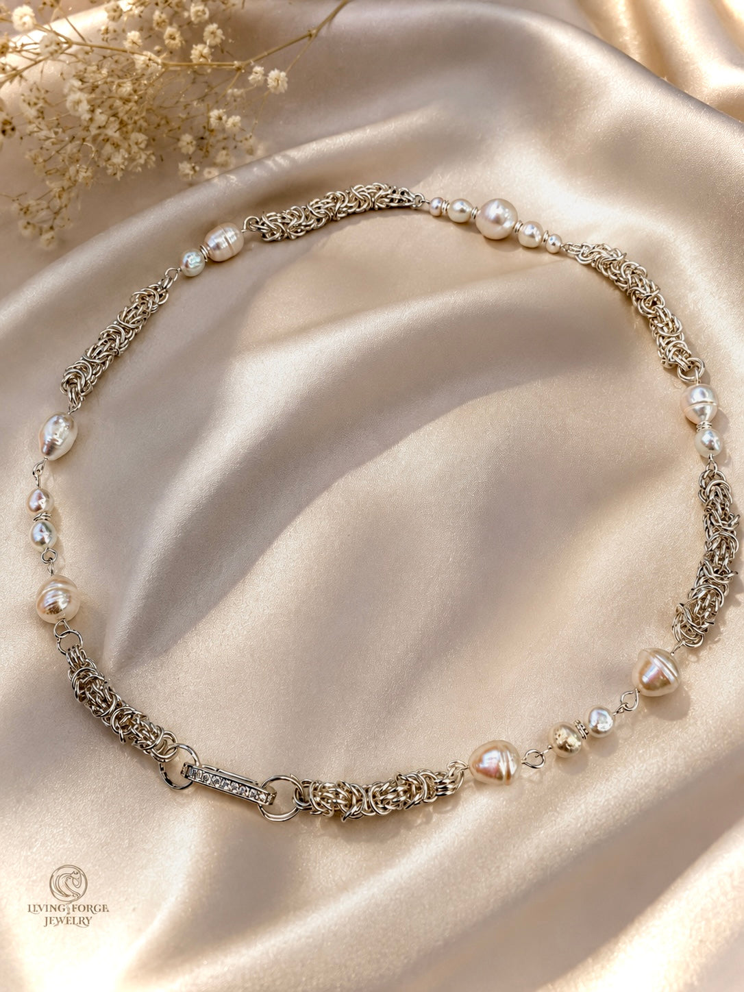 Zoe Convertible Pearl Necklace