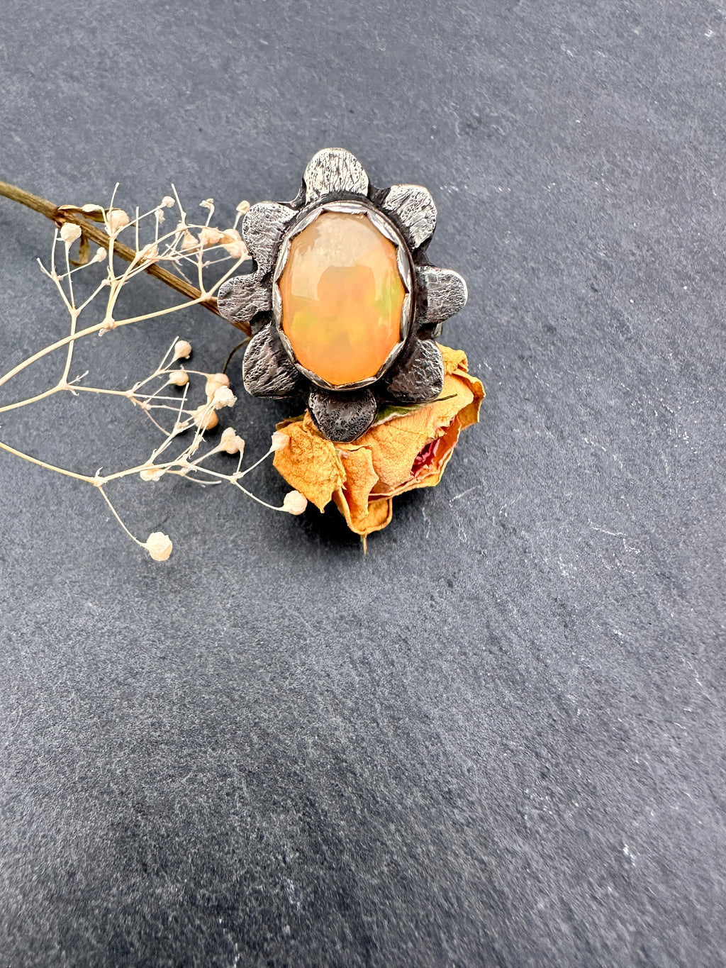 Leta- Bloom of Light Statement ring