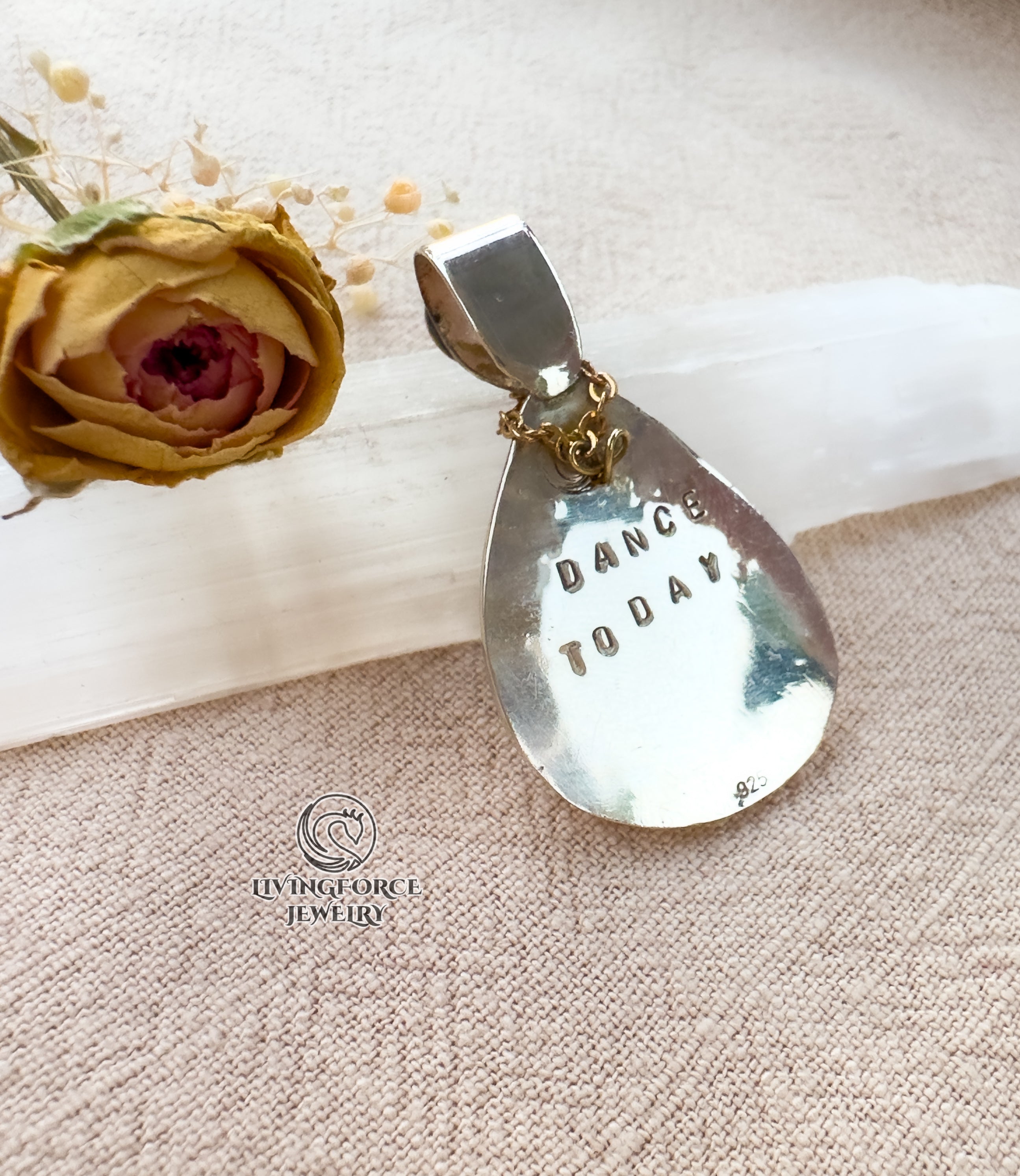 Autumn Rhapsody Talisman, Amber pendant