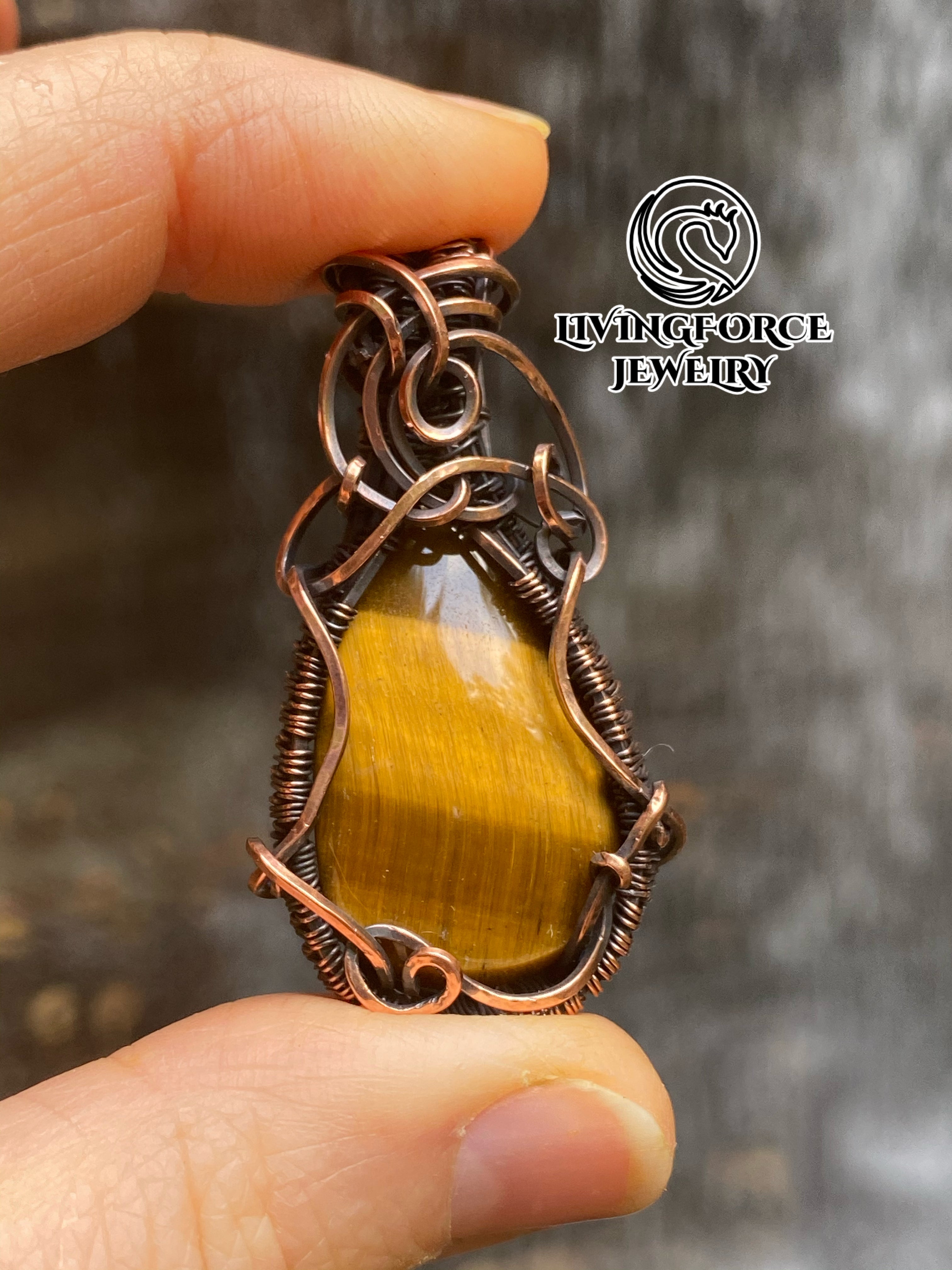 Vesta Talisman, Tiger Eye Pendant