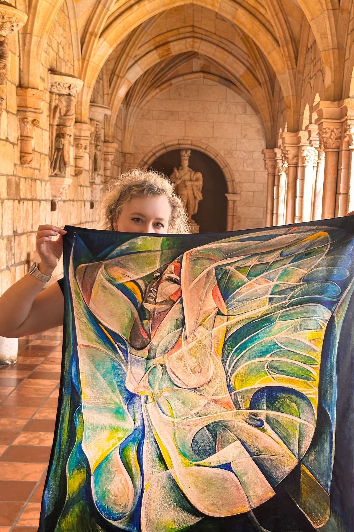 The Butterfly — Limited Edition Silk Twill Scarf | Wearable Art