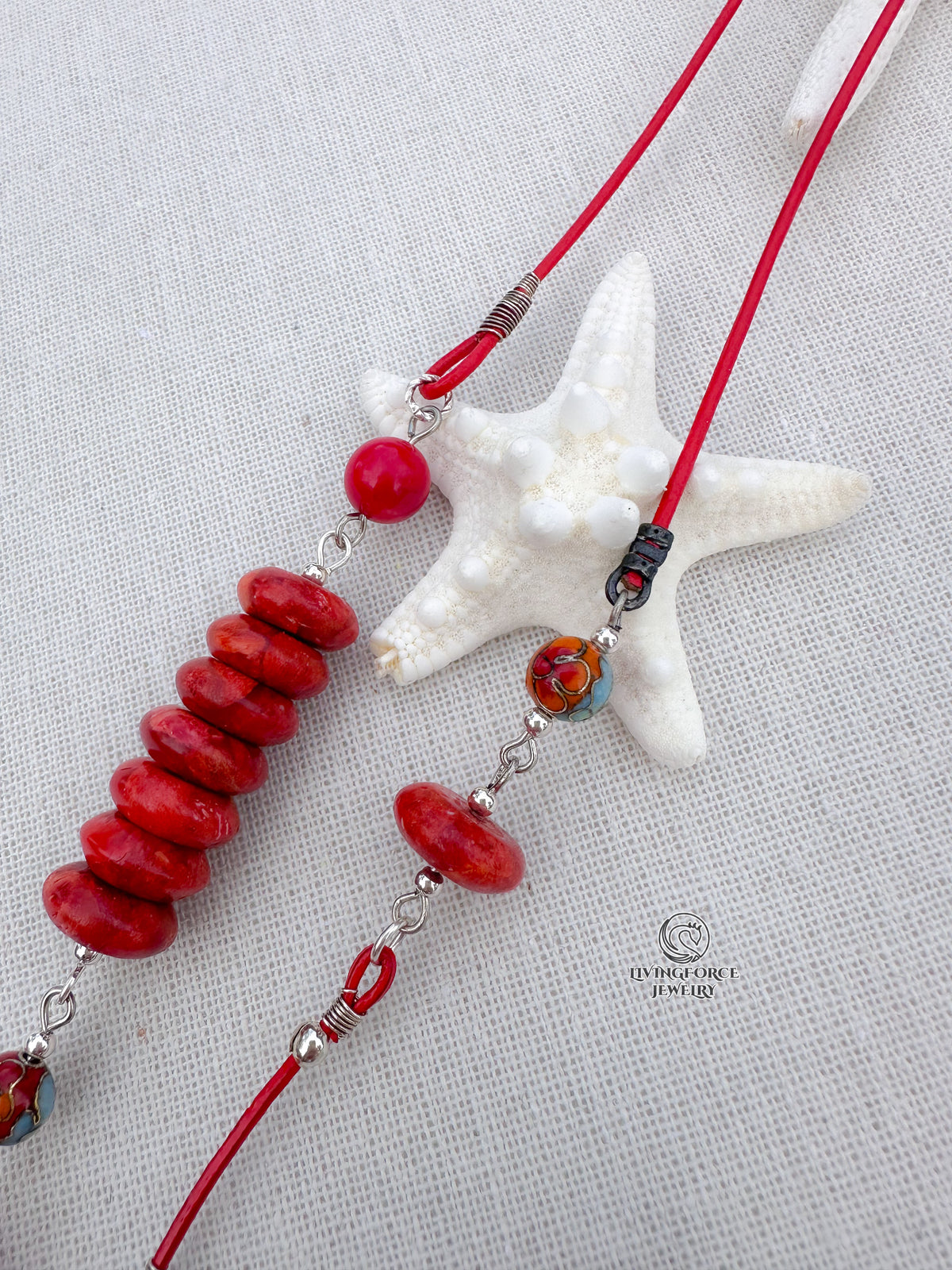 Sun Trail Coral necklace
