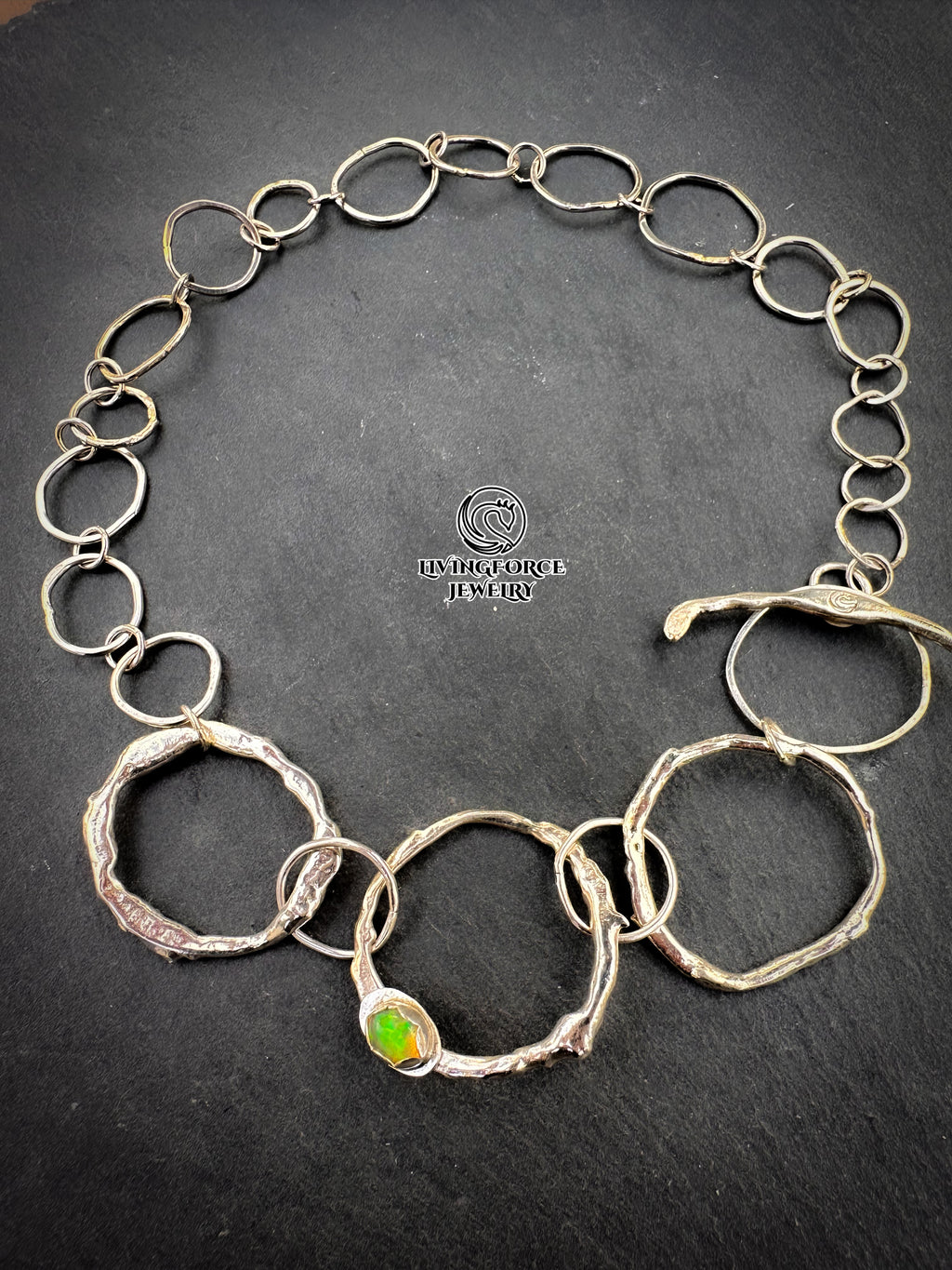 Ember Flow Set — Welo Opal Necklace & Earrings