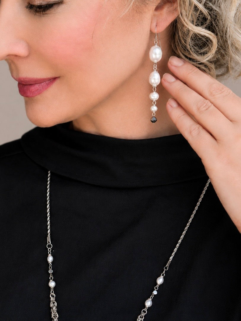 Theodora Asymmetrical Earrings