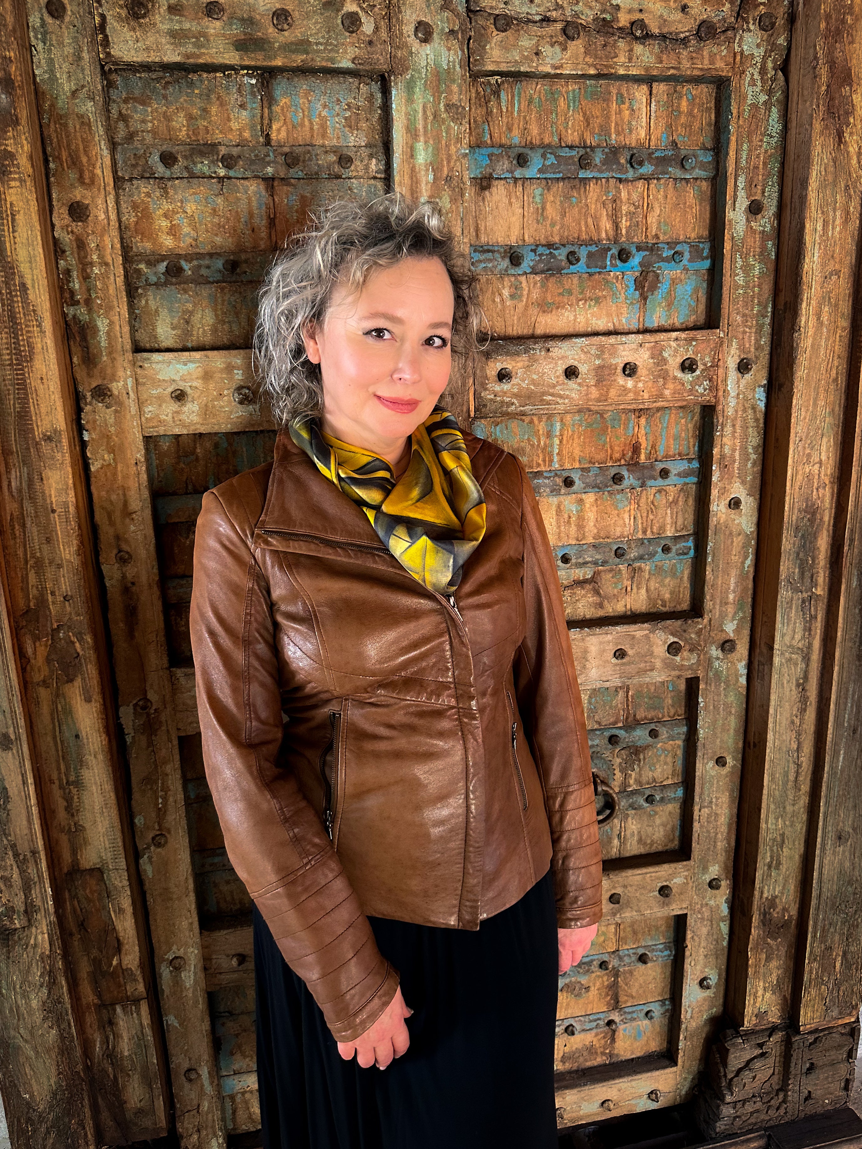 The Cellist — Limited Edition Silk Twill Scarf | Wearable Art