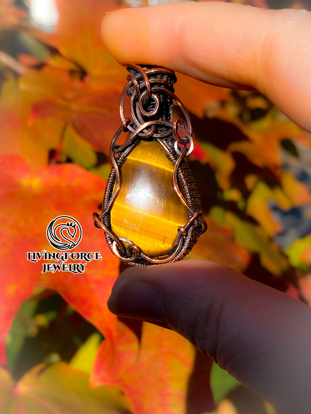 Vesta Talisman, Tiger Eye Pendant
