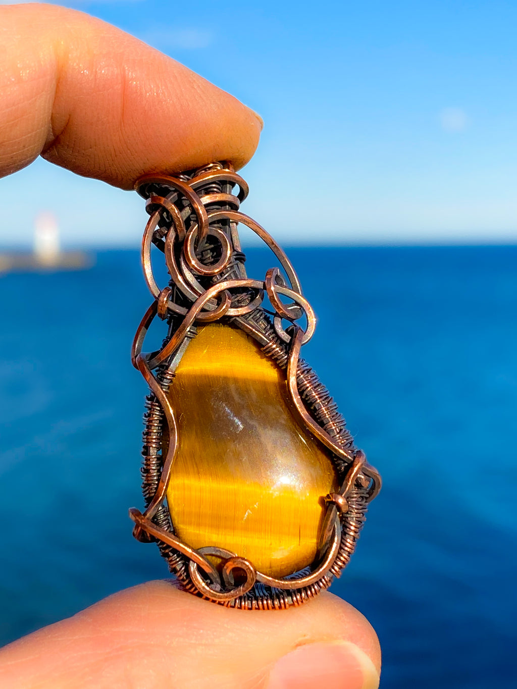 Vesta Talisman, Tiger Eye Pendant
