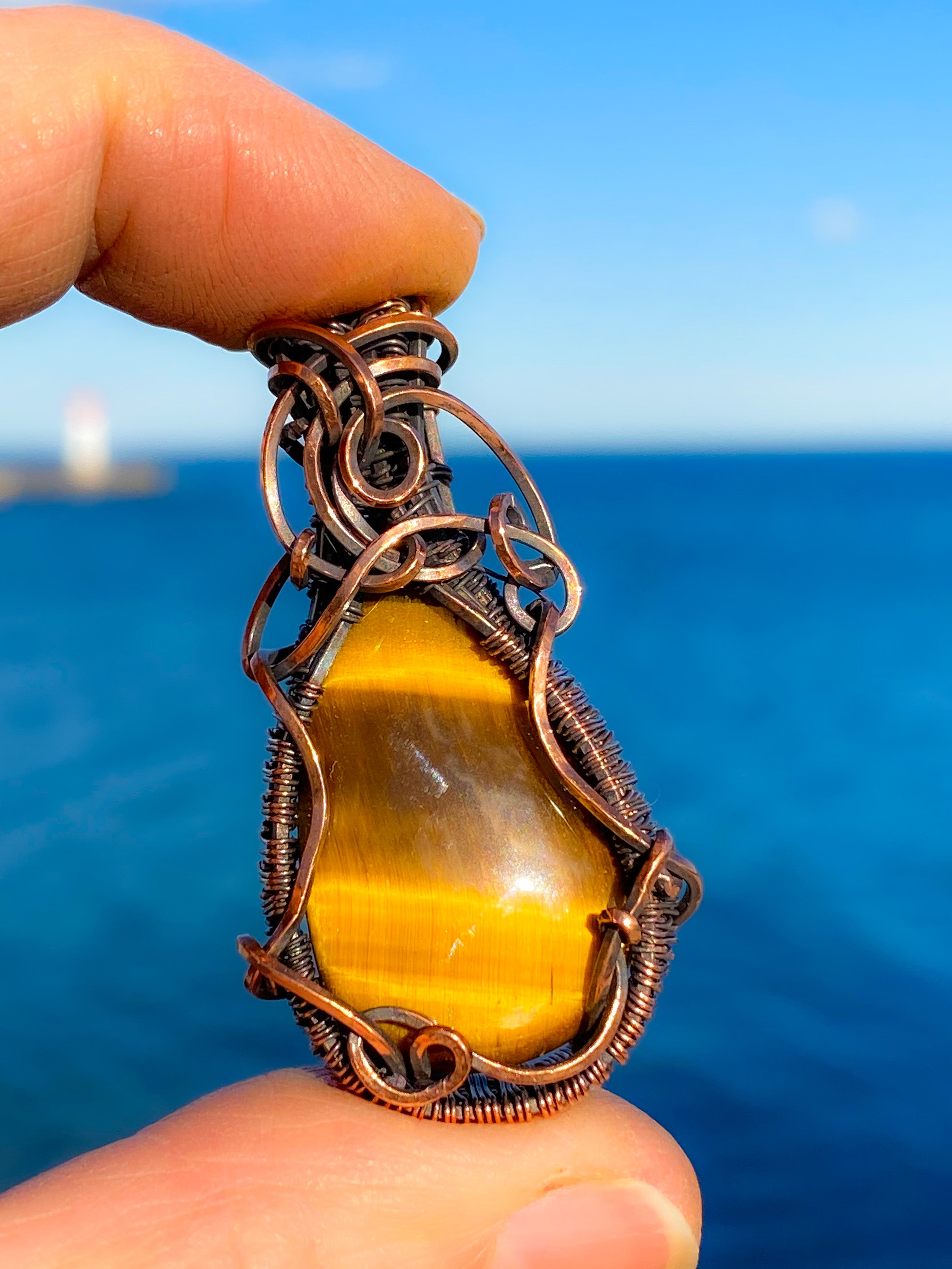 Vesta Talisman, Tiger Eye Pendant