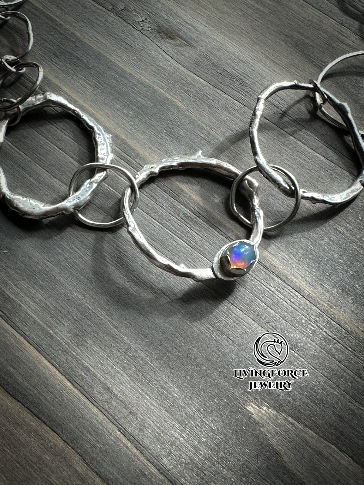 Ember Flow Set — Welo Opal Necklace & Earrings