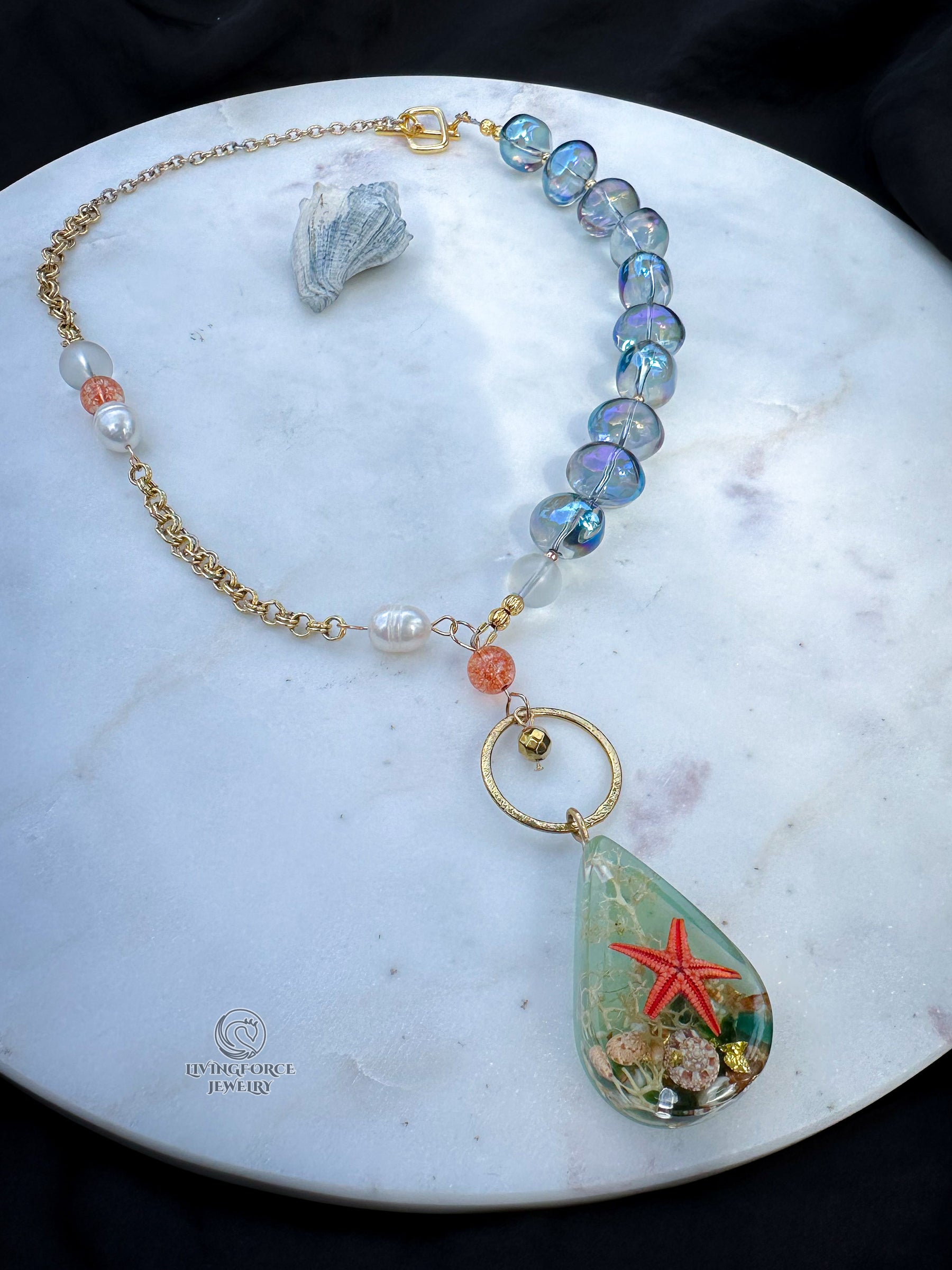 Mermaid’s Treasures - One-of-a-Kind Statement Necklace