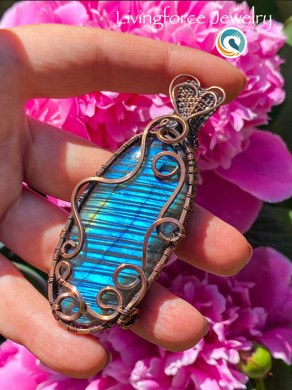 Liakada Talisman, Blue labradorite Pendant