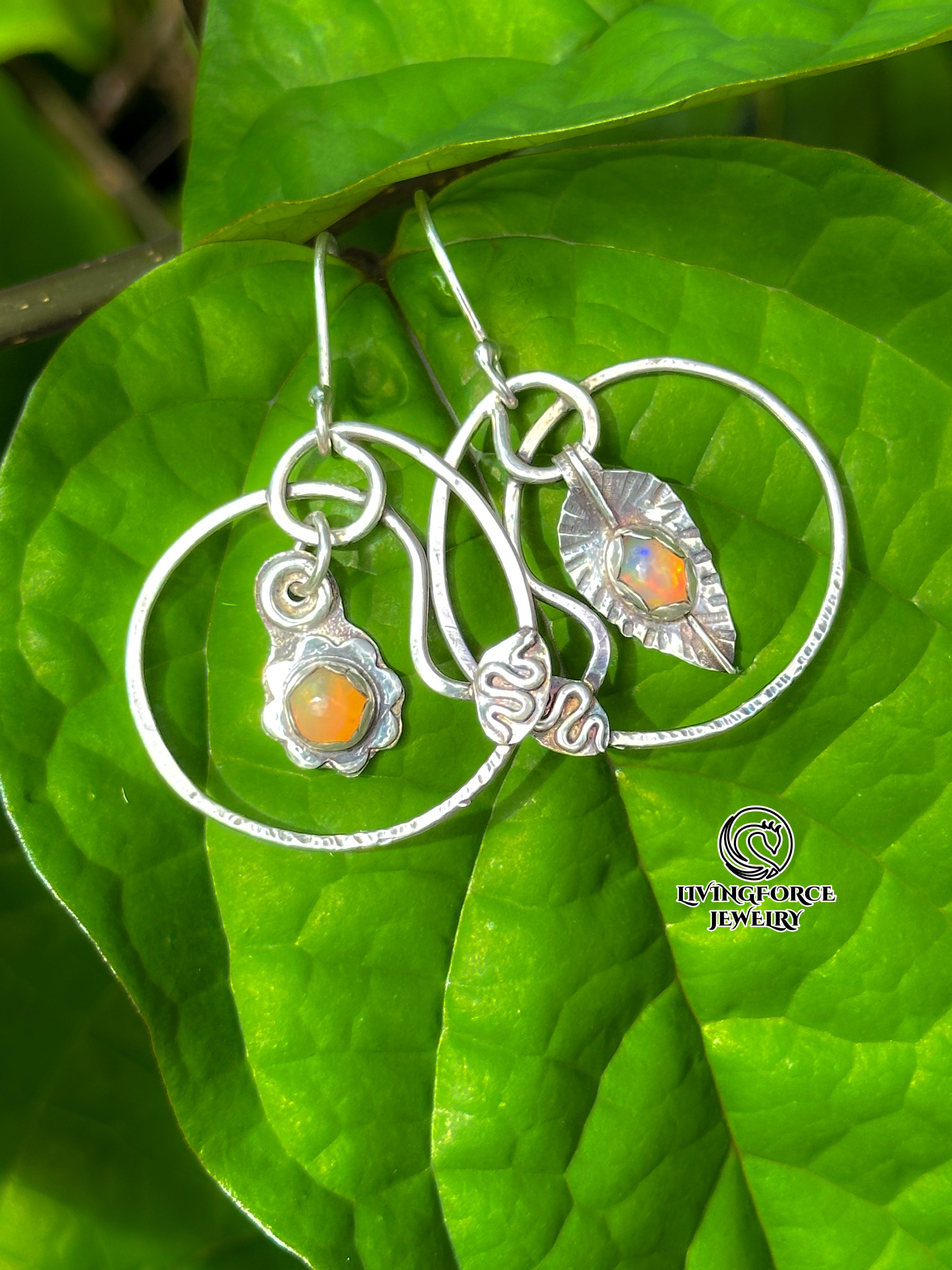 Whisper of Naga - Welo opal and Sterling silver Set