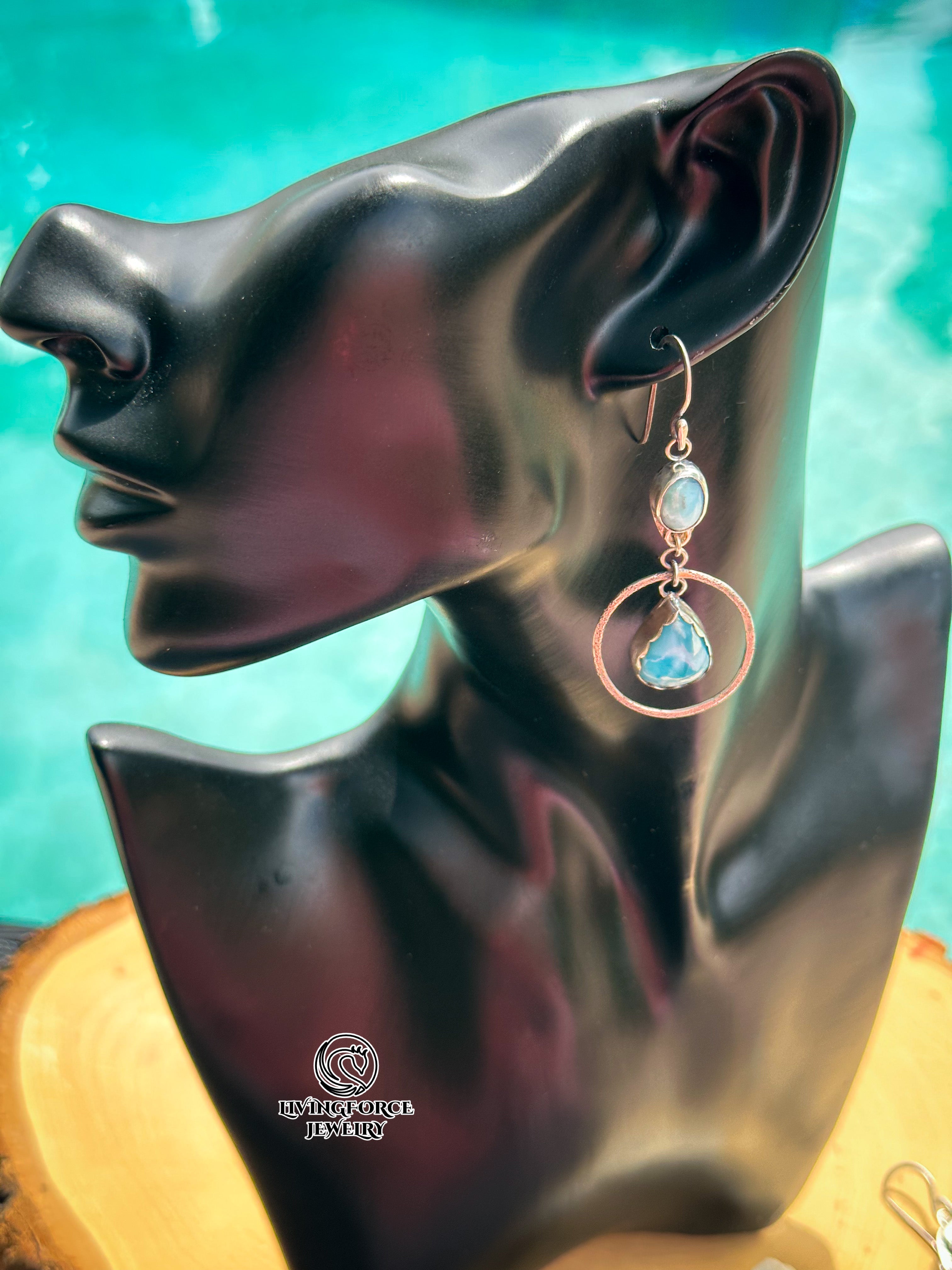 Marisol Talisman, Larimar Earrings