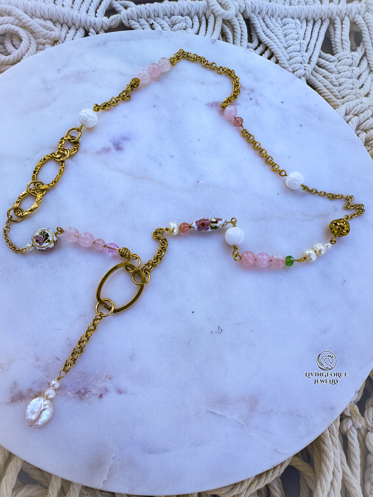 Morning Light Quartz Necklace
