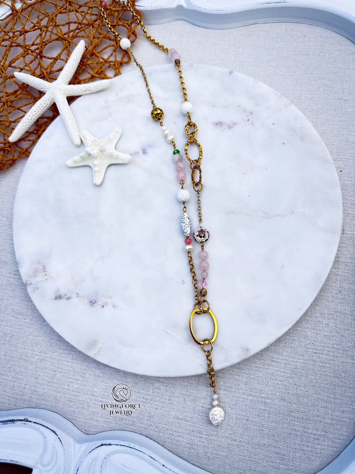 Morning Light Quartz Necklace
