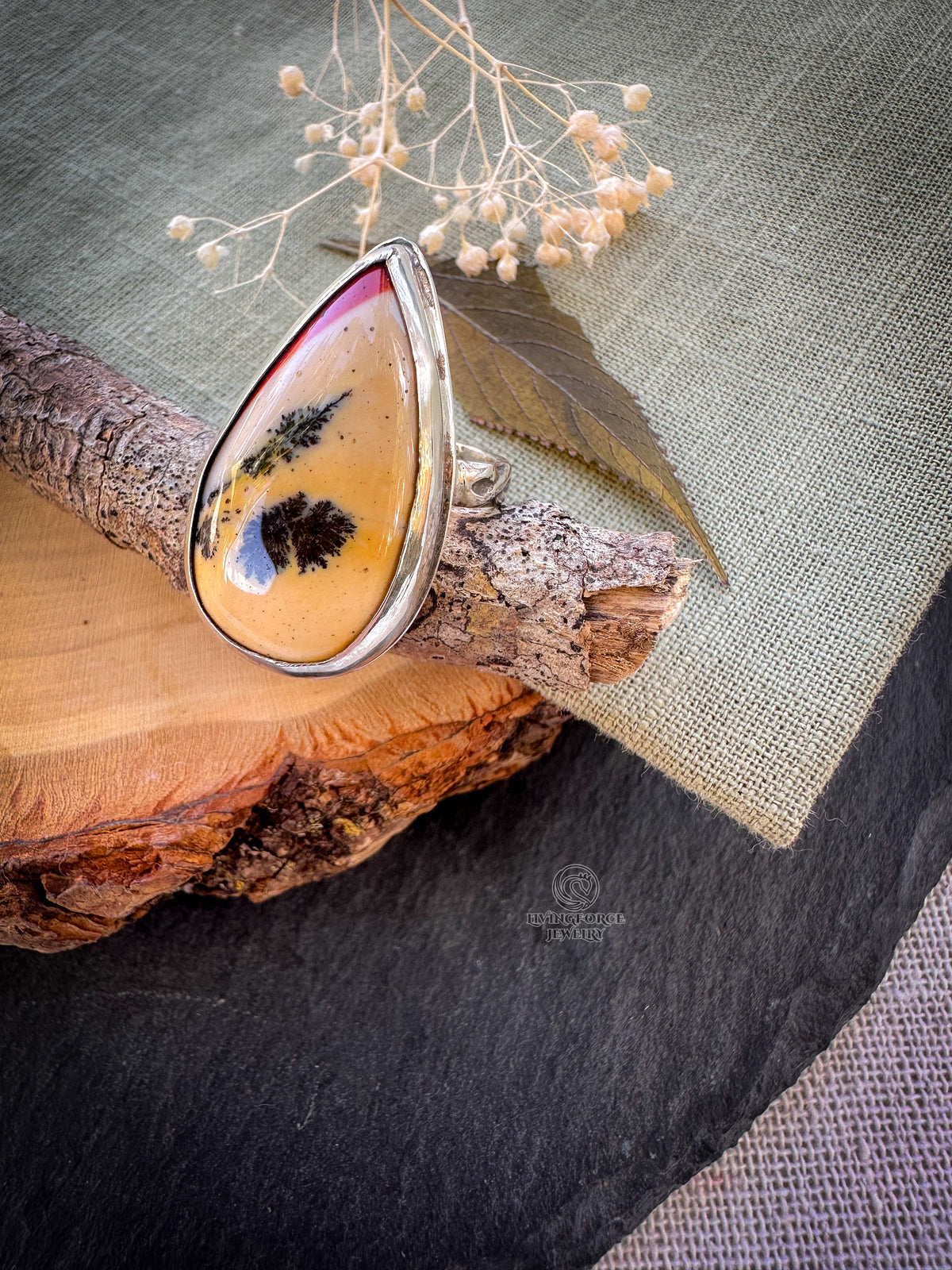 Distant Shore - Mookaite in Sterling Silver Ring