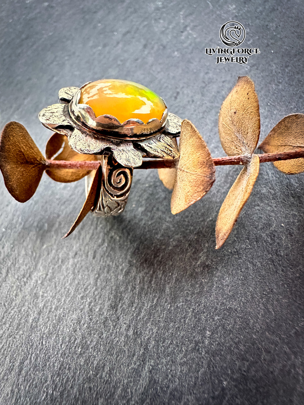 Leta- Bloom of Light Statement ring