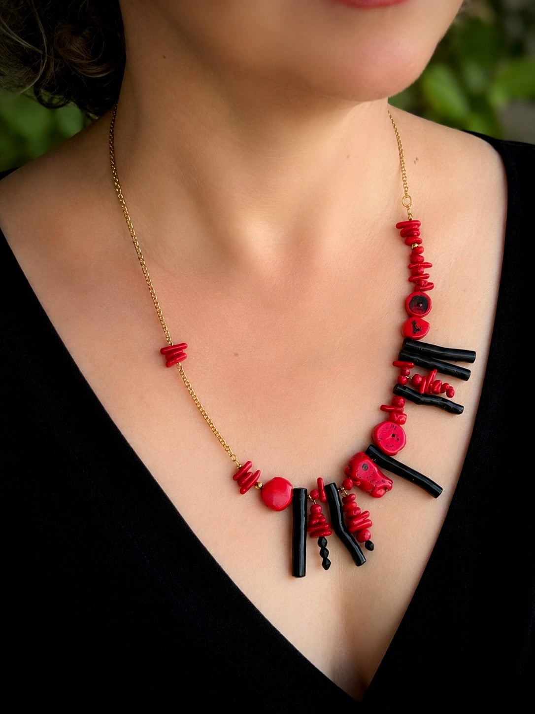 Dancing Corals Statement Necklace