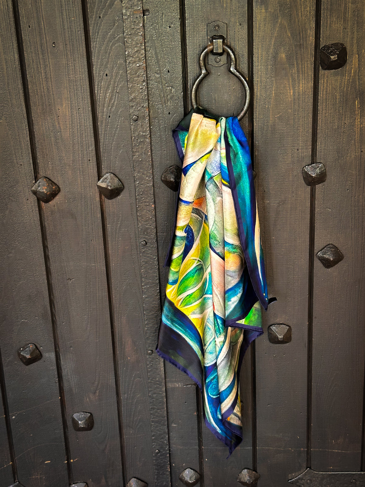 The Butterfly — Limited Edition Silk Twill Scarf | Wearable Art