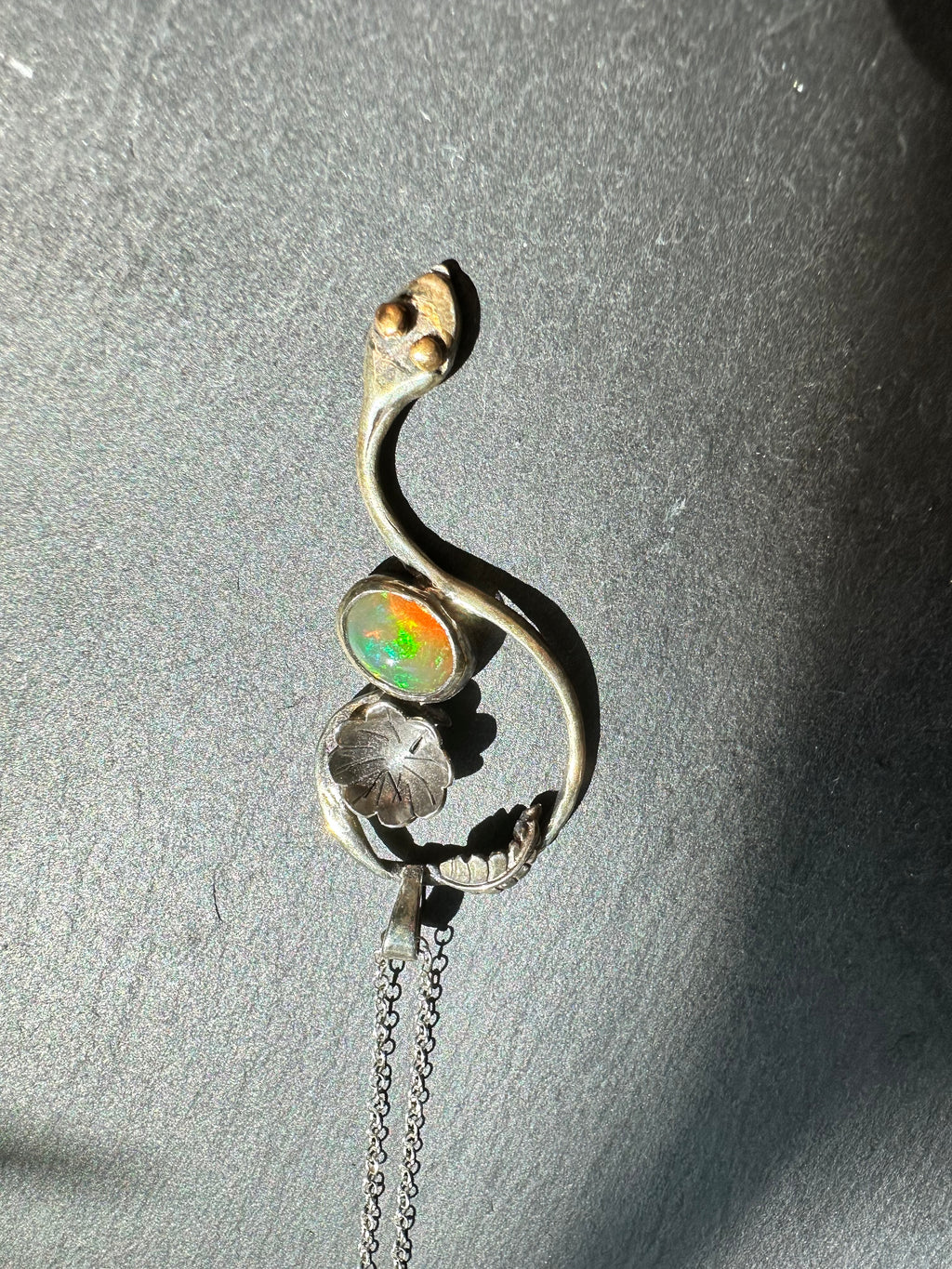 Whisper of Naga - Welo opal and Sterling silver Set