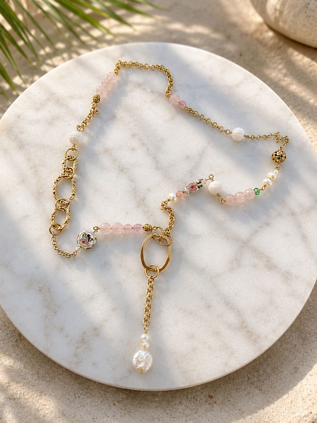Morning Light Quartz Necklace