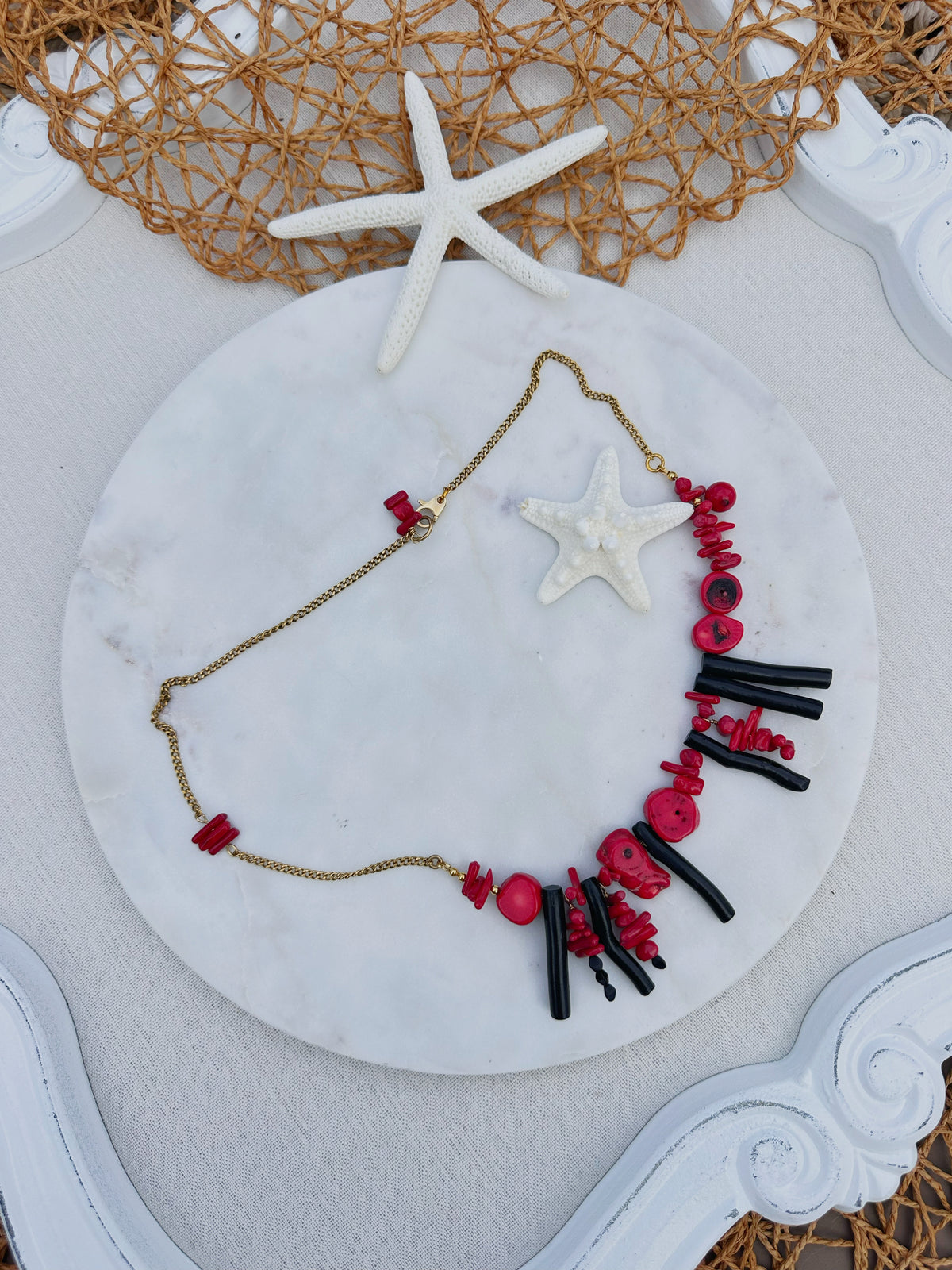 Dancing Corals Statement Necklace