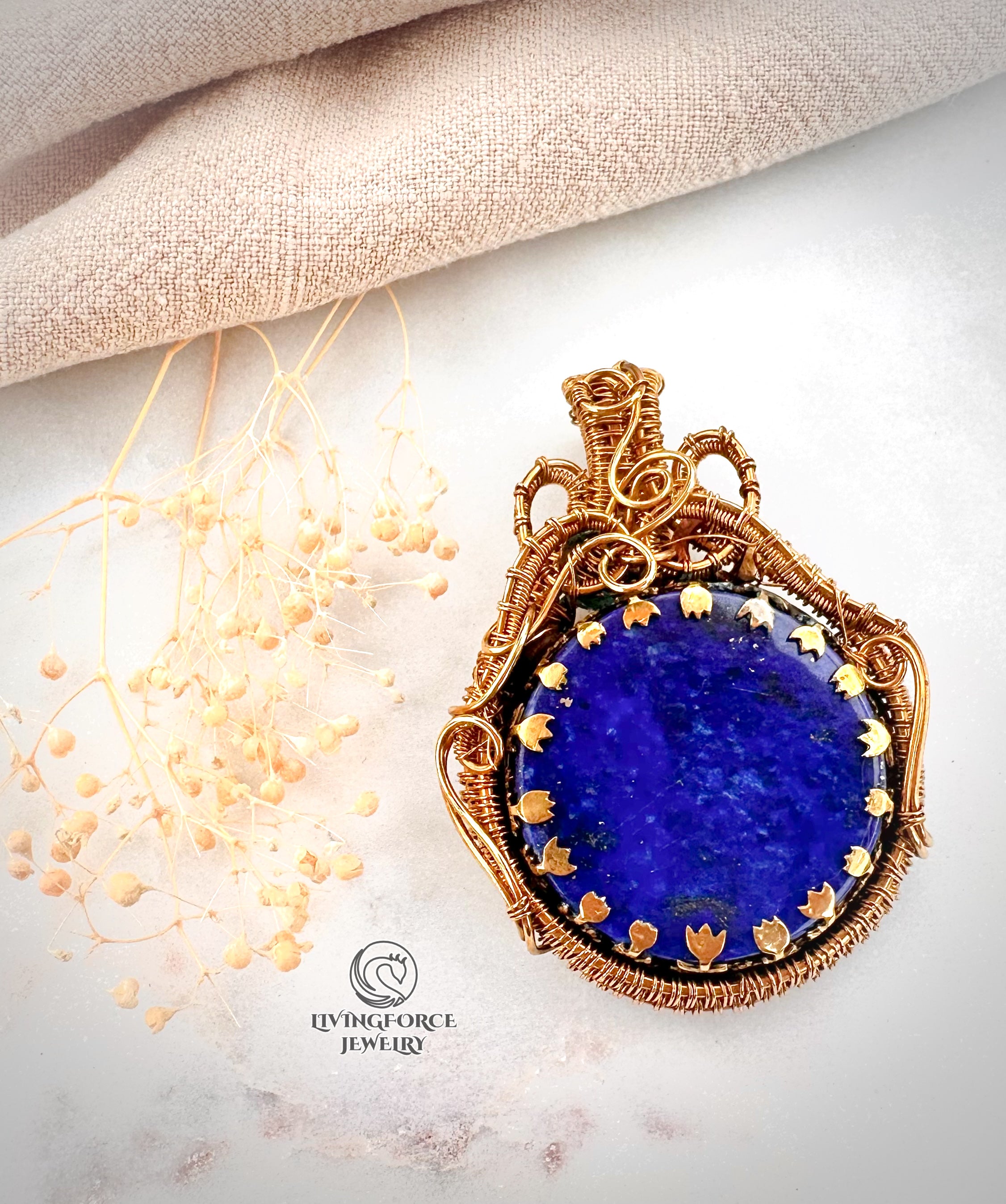 Cleo Talisman, Lapis Lazuli Pendant