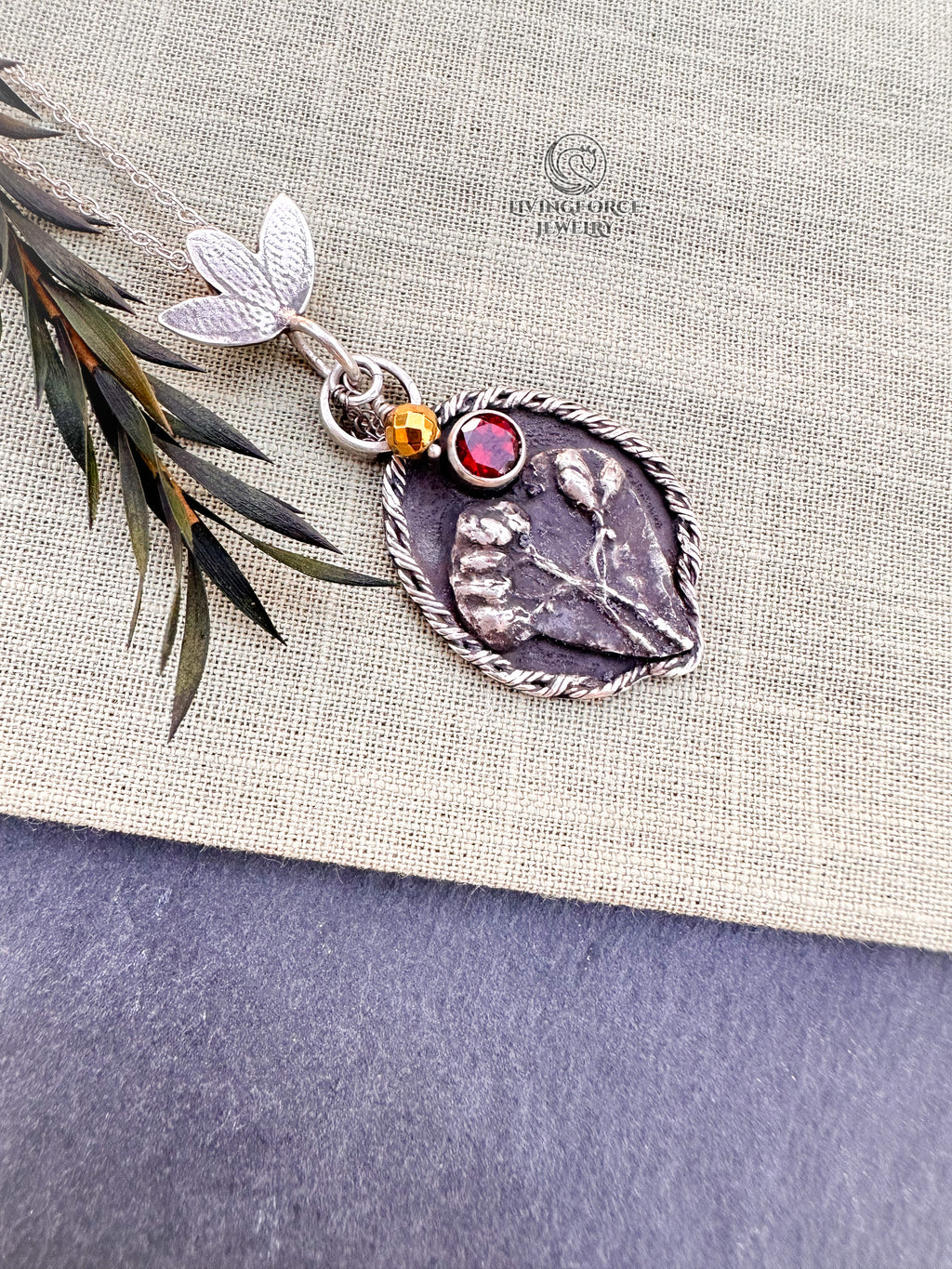 Wild Heart — Garnet & Hematite Talisman