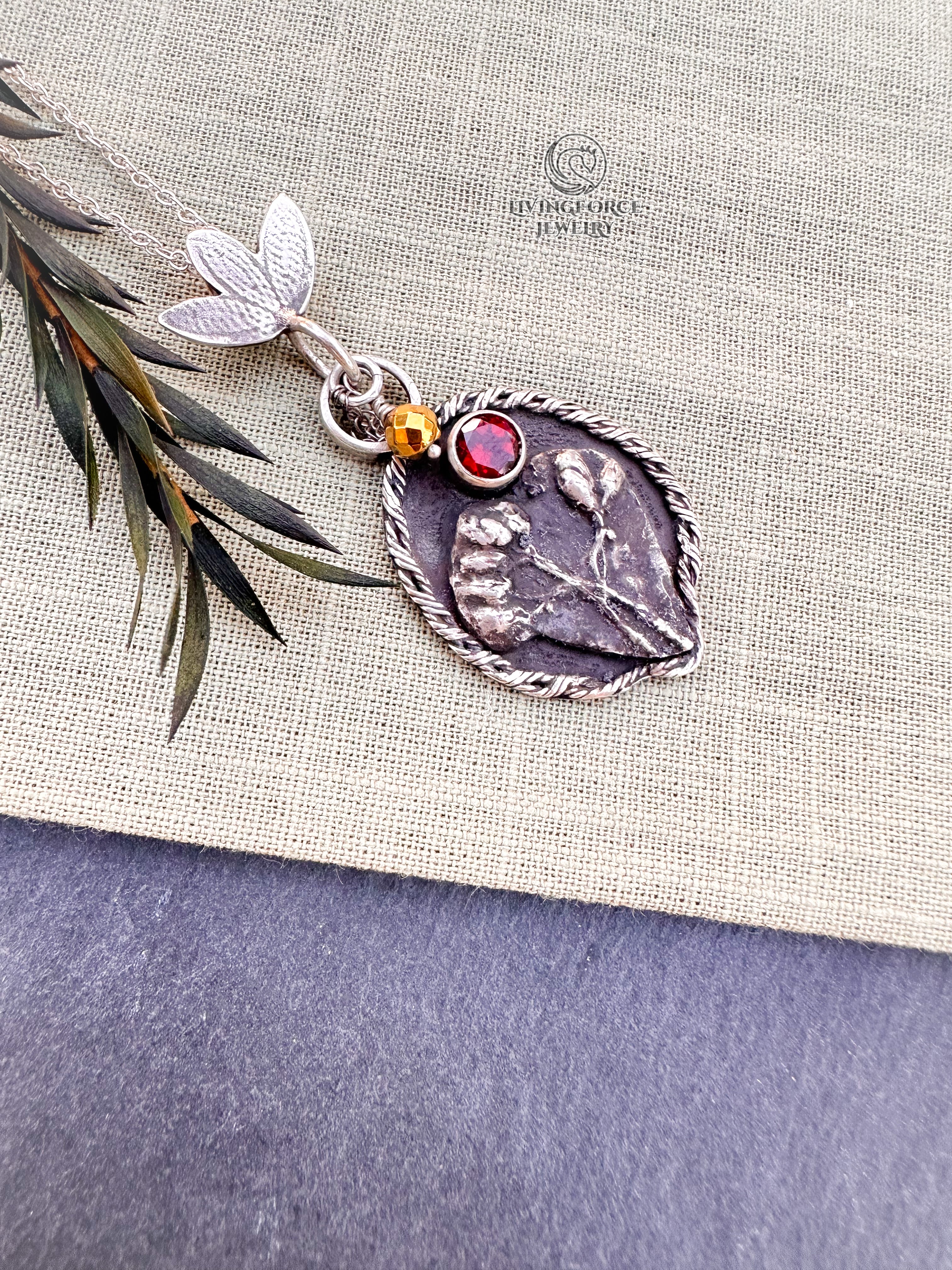 Wild Heart — Garnet & Hematite Talisman