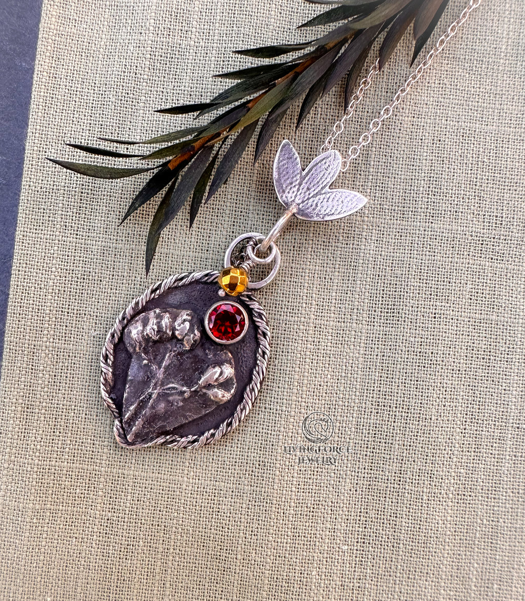 Wild Heart — Garnet & Hematite Talisman