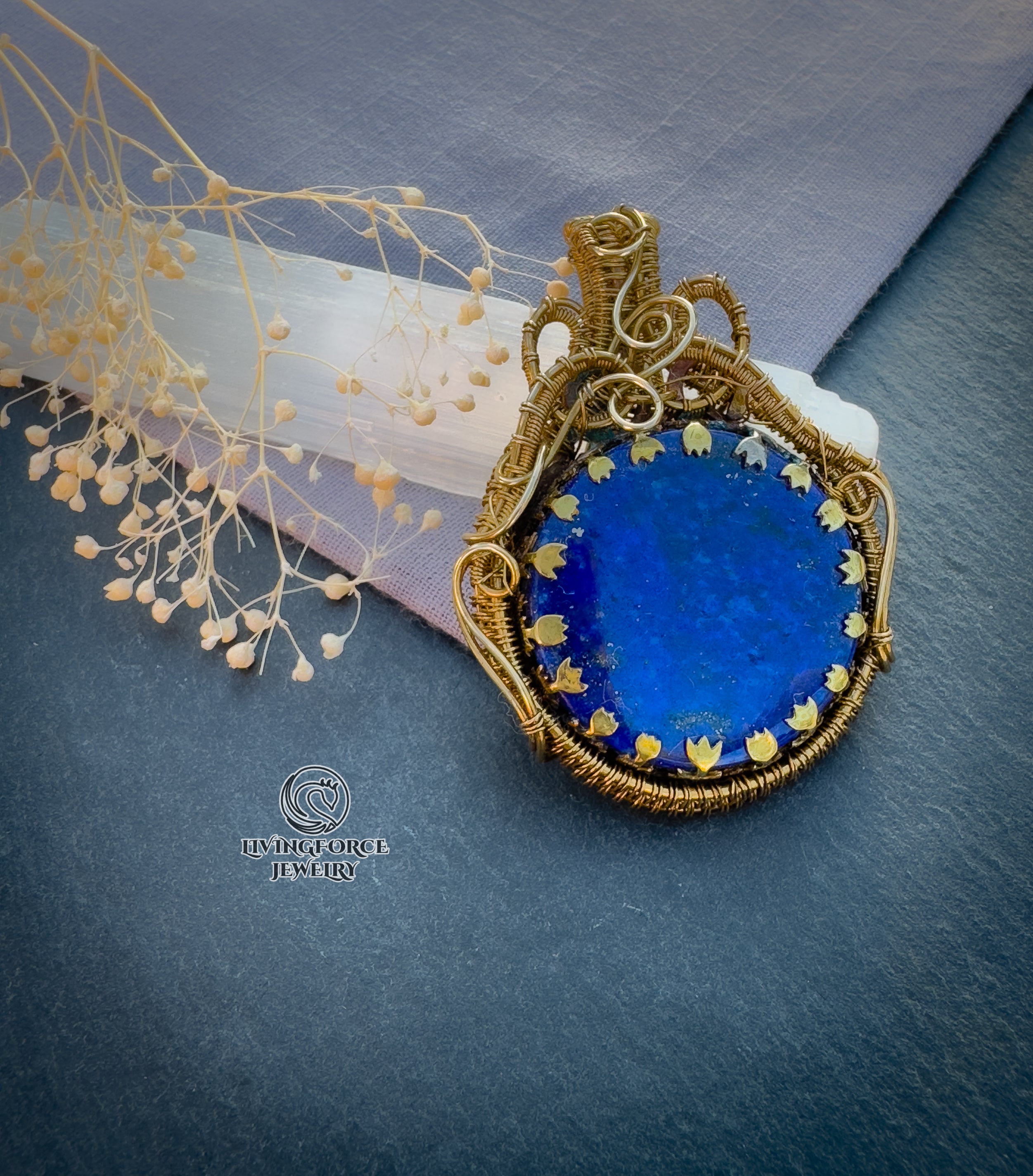 Cleo Talisman, Lapis Lazuli Pendant